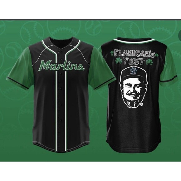 Flanigans Other - 2026 Miami Marlins Flanigans Fest Baseball Jersey Adult Size M June 20th NEW